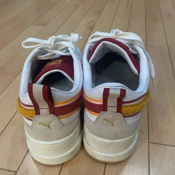 Puma Mayze Heritage Logo Platform  Womens White Sneakers Casual Shoes 9 US - Picture 4 of 10